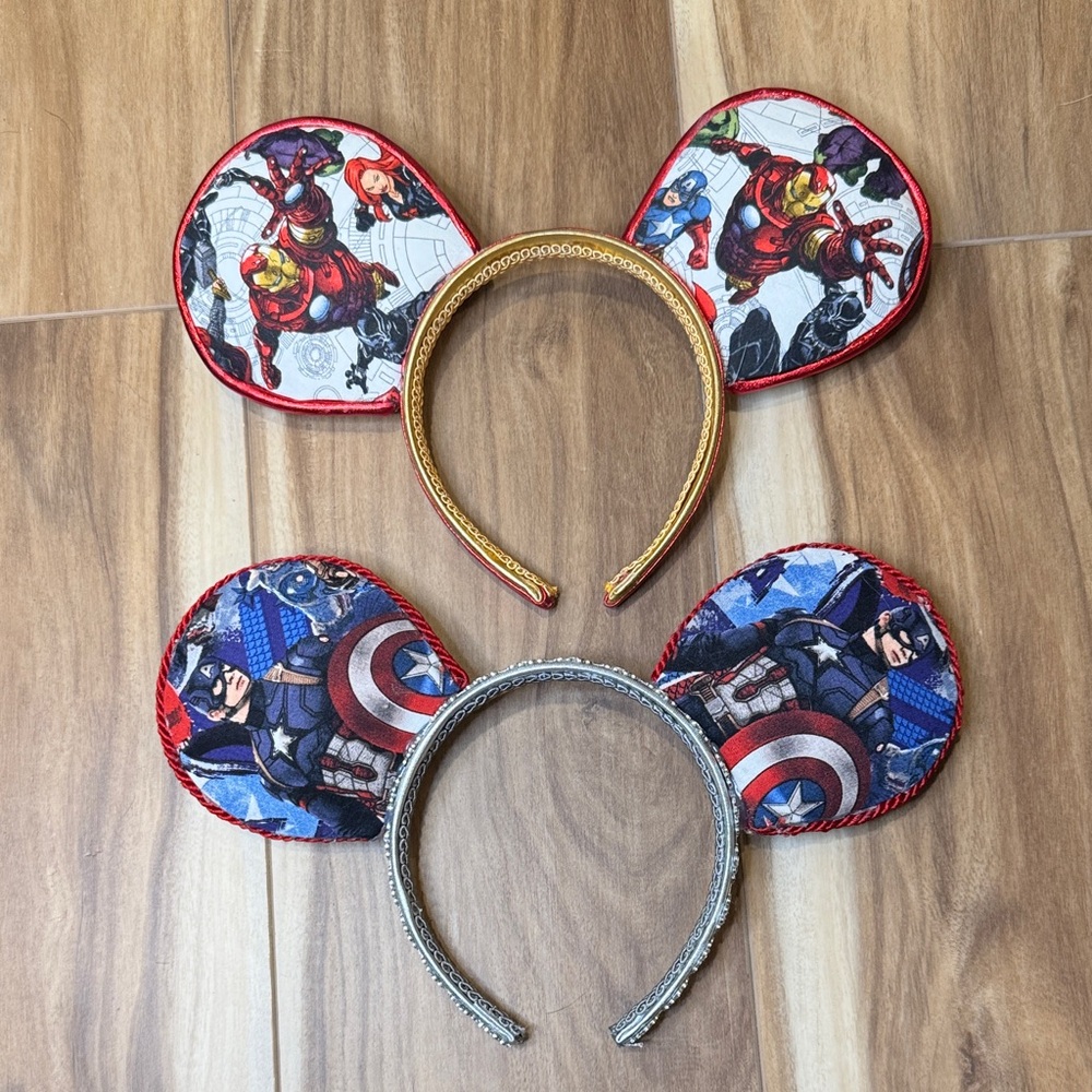 Avengers Iron Man Captain America Ear Headbands